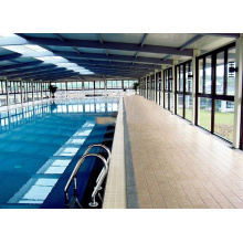 Fertigen Sie leichte Stahlraum-Rahmen-Swimmingpool-Abdeckung besonders an